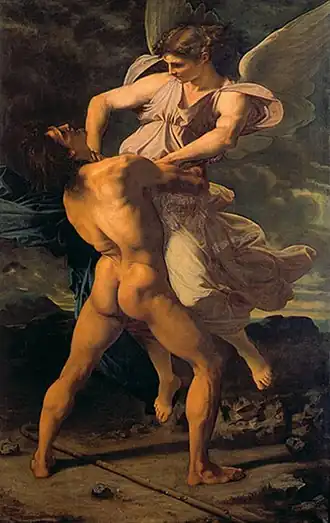 La Lutte de Jacob avec l'ange (1863), La Roche-sur-Yon, musée municipal.