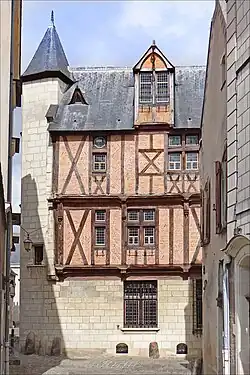  Photographie d'une façade à colombages.