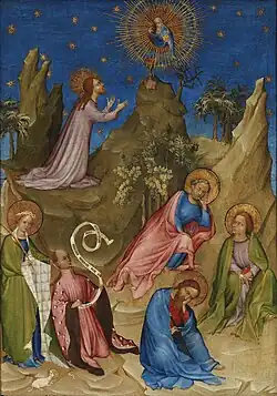 Prière au Jardin des Oliviers, vers 1407, Madrid, musée du Prado.