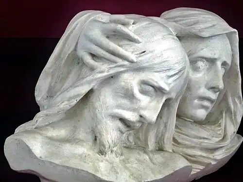 La Pietà, plâtre de Michele Tripisciano&nbsp;(it), Caltanissetta.