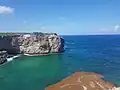 La pointe à Tortue vue de la Grande Falaise