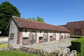 La porcherie de la ferme.
