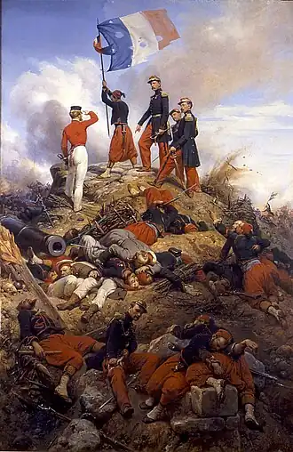 Horace Vernet, La Prise de la tour Malakoff (1858).