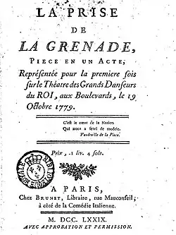 L'écho de cette bataille est tel en France, qu'elle est aussitôt mise en scène avec une pièce de théâtre et une comédie.
