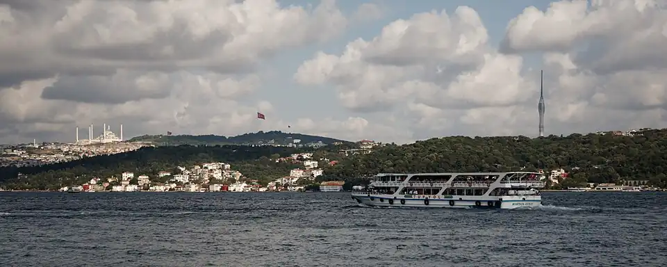 skyline de la rive asiatique