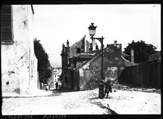 La rue du Mont-Cenis en 1911.