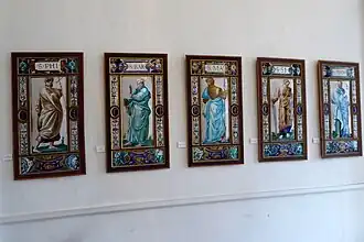 La série des 12 apôtres : Philippe, Barthélemy, Mathieu, Simon, Mathias