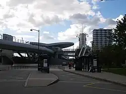 La station depuis la gare bus