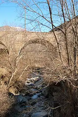La Vésubie près de Saint-Martin-Vésubie.