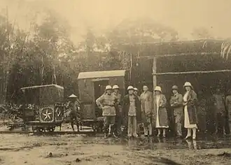 La voie ferrée vers 1936.