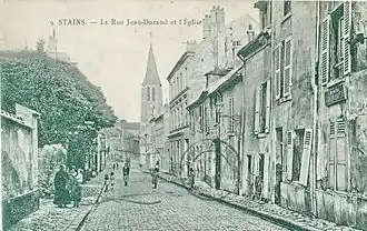La rue Jean-Durand, au début du XXe&nbsp;siècle.