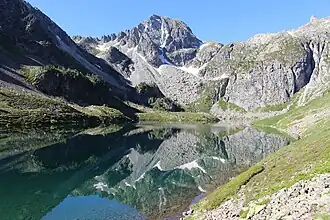 Vue sur le Pic de Courounalas.