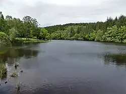 Le lac de Faux à Faux-la-Montagne.