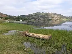 Un tankwa, embarcation de pêche en papyrus