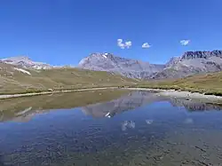 La pointe de la Réchasse depuis le Plan du Lac.