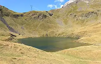 Vue du col des Espécières au dessus.
