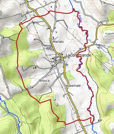 Carte topographique.