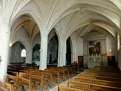 Intérieur de l'église.