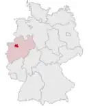 Drapeau de Arrondissement de Recklinghausen