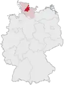 Drapeau de Arrondissement de Rendsburg-Eckernförde