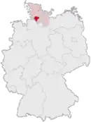 Drapeau de Arrondissement de Steinburg