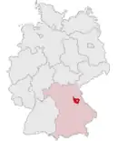 Drapeau de Arrondissement d'Amberg-Sulzbach