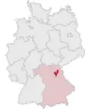 Drapeau de Arrondissement de Bayreuth