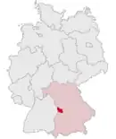 Drapeau de Arrondissement de Danube-Ries