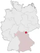 Drapeau de Arrondissement de Hof