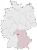 Drapeau de Arrondissement de Kitzingen