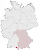 Drapeau de Arrondissement de Lindau