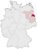 Drapeau de Arrondissement de Märkisch-Pays de l'Oder