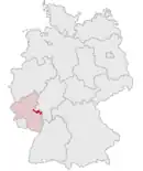 Drapeau de Arrondissement de Mayence-Bingen