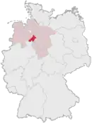 Drapeau de Arrondissement de Nienburg/Weser