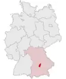 Drapeau de Arrondissement de Pfaffenhofen an der Ilm