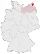 Drapeau de Arrondissement de Rügen