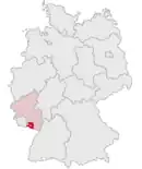 Drapeau de Arrondissement du Palatinat-Sud-Ouest