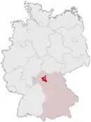 Drapeau de Arrondissement de Schweinfurt