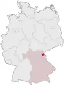 Drapeau de Arrondissement de Wunsiedel im Fichtelgebirge