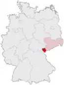 Drapeau de Arrondissement du Vogtland