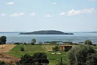 Vue de l'île