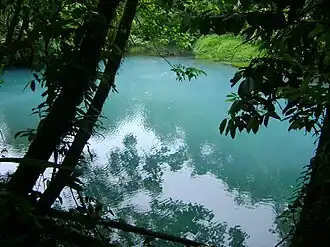 La lagune bleue du Rio Celeste.