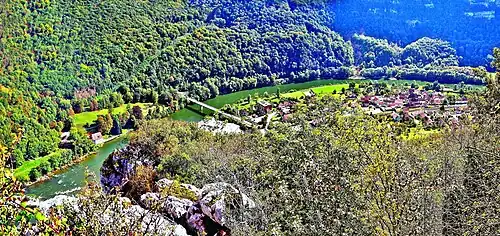 Panorama depuis le belvédère de la Croix de Souvance.