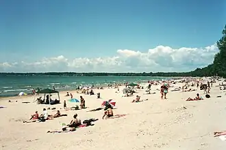 Une plage du lac Ontario