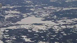 Le lac Ormajärvi et la péninsule Sajaniemi.