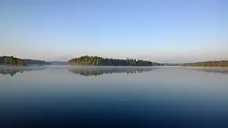 Le lac Salajärvi à Hartola.