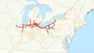 Image illustrative de l’article Lake Shore and Michigan Southern Railway