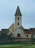 Lalheue, l'église (côté sud).