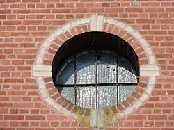 Détail d'un œil-de-bœuf.