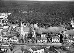 Vue aérienne en 1950